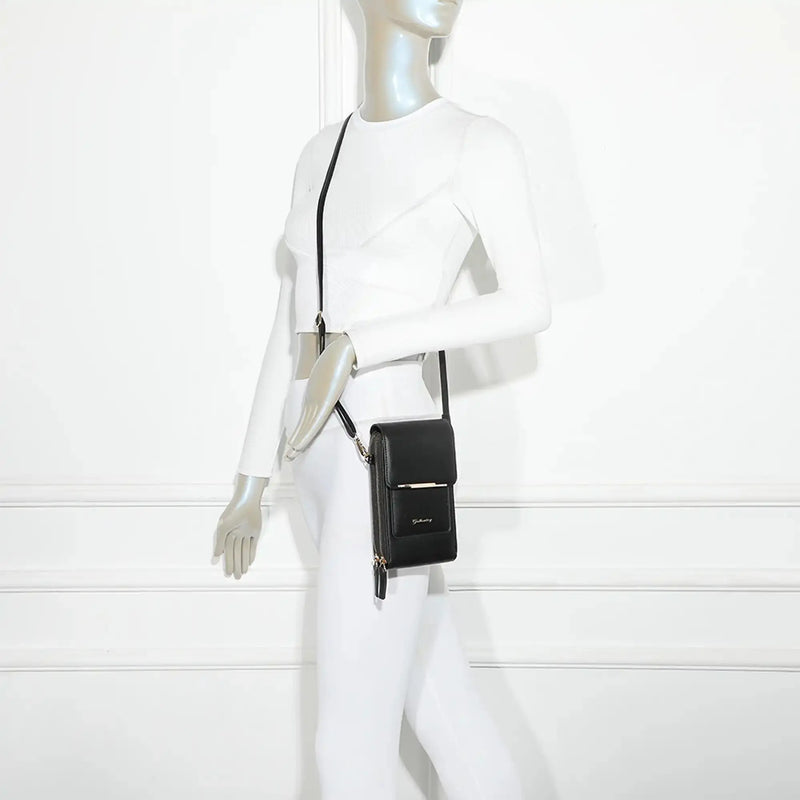 Gallantry Pochette bandoulière femme smartphone noir