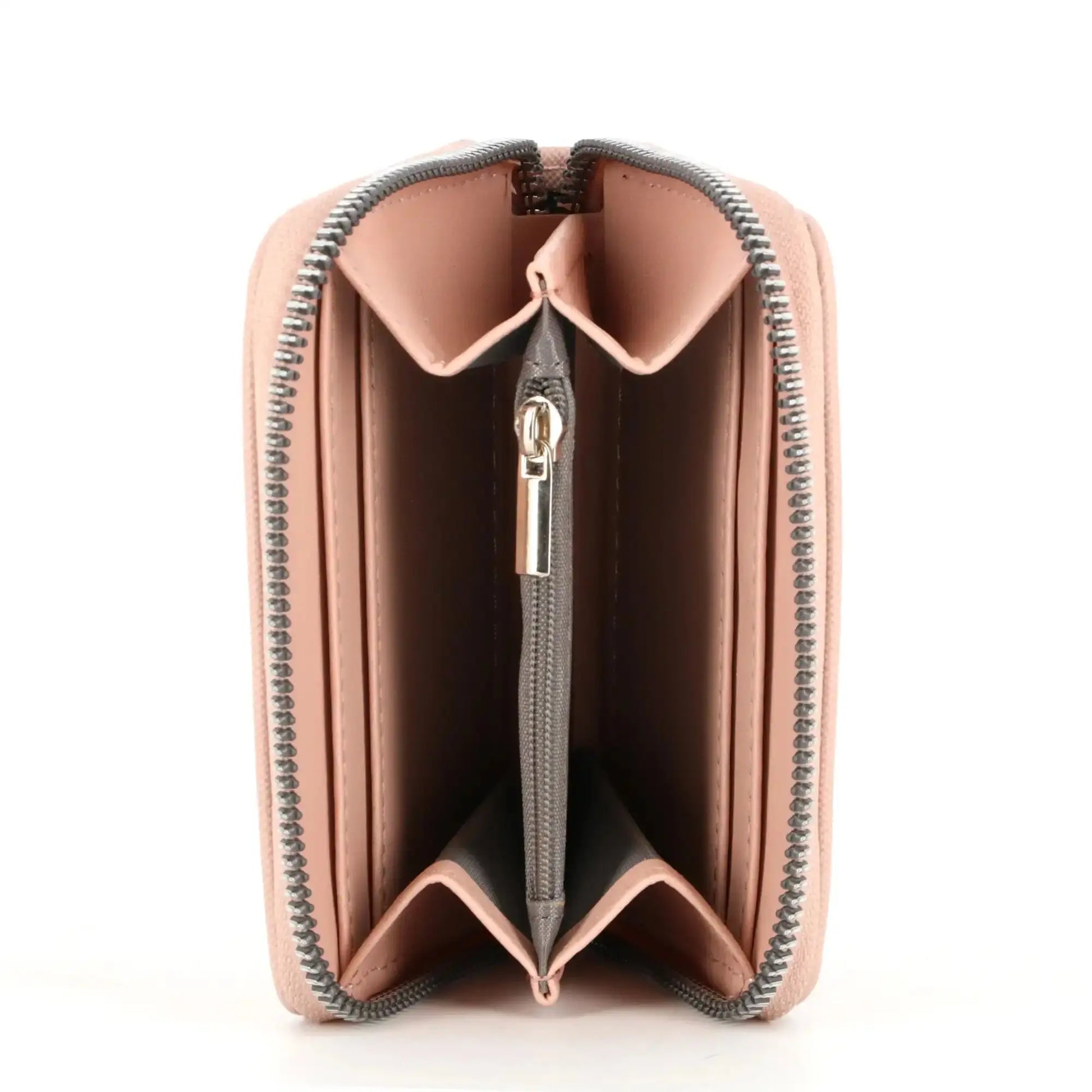 Flora & co Portefeuille porte-carte femme saffiano rose