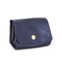 Made in Italy Porte-monnaie femme cuir irisé 04 bleu marine
