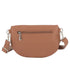 Flora & co Sac banane bandoulière femme multipoches camel