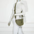 Gallantry Sac banane femme canvas toile vert