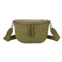 Gallantry Sac banane femme canvas toile vert