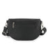 Flora & co Sac banane bandoulière femme multipoches noir