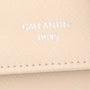 Vue 4 du Pochette bandoulière chaîne femme rabat beige en cuir synthétique par Gallantry.
