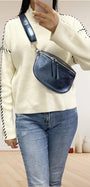 Flora & co Sac banane bandoulière femme irisé bleu