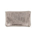Portefeuille pochette passeport cuir isiré Taupe Made in Italy