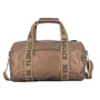Sac polochon sport voyage femme marron métal - Crocochic