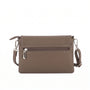 Mini sac bandoulière femme souple Taupe Foncé - Crocochic