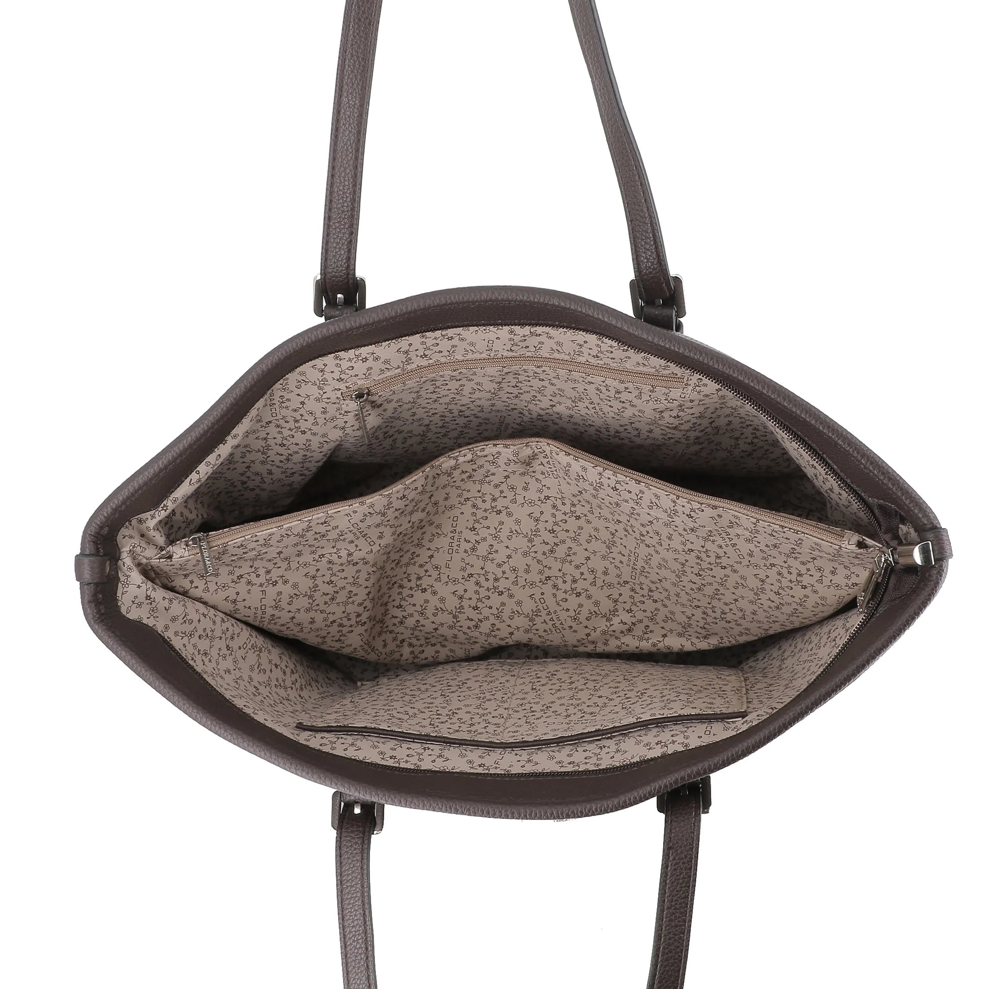 Sac à Main Femme Pompon Foulard Chocolat