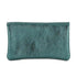 Portefeuille pochette passeport cuir isiré Bleu Canard Made in Italy