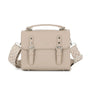 Flora & co Sac cartable bandoulière femme broderie beige