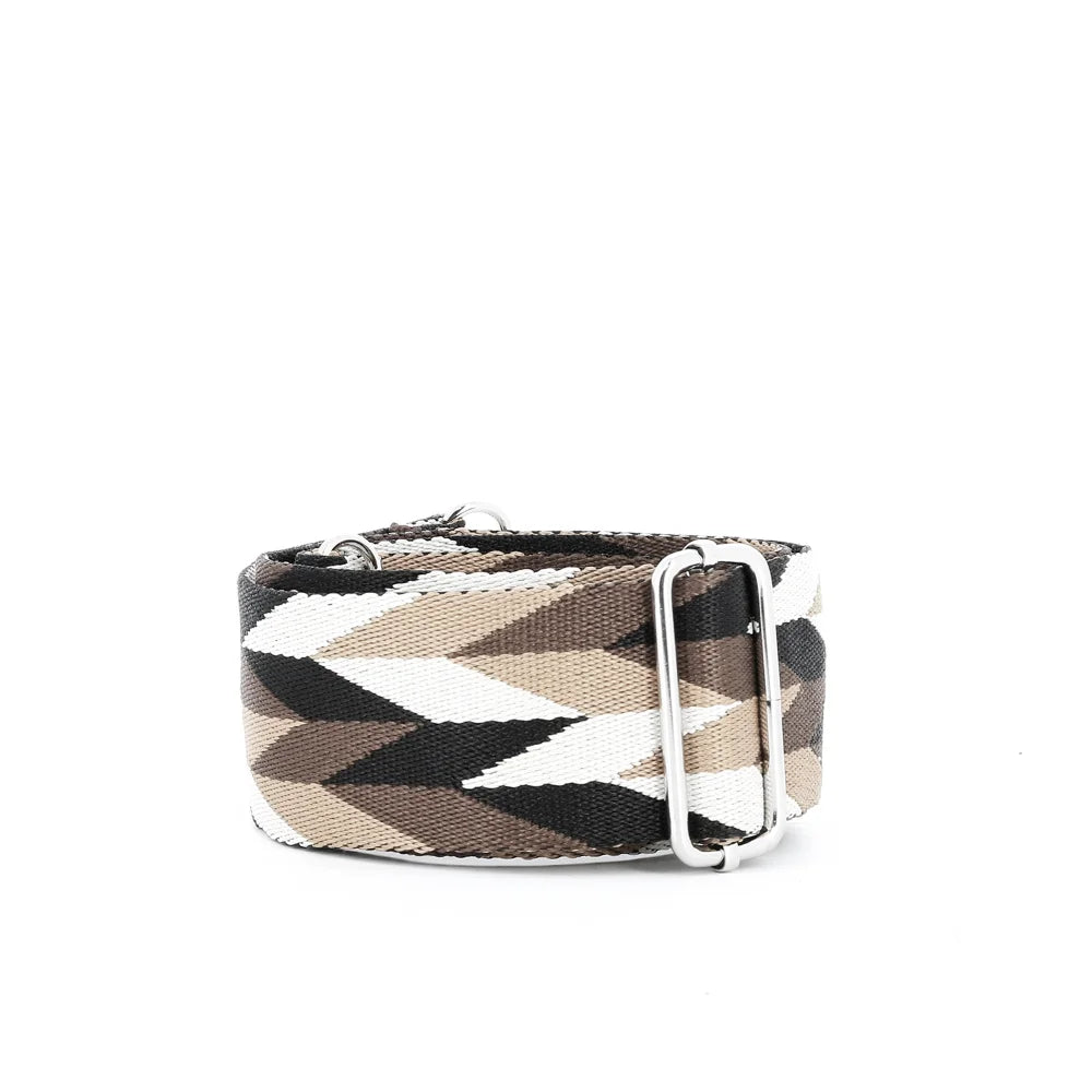 Sac bandoulières femme multipoches beige