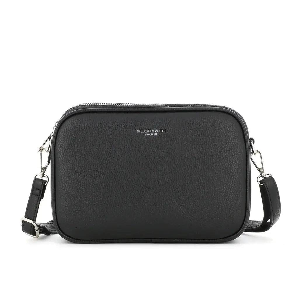 Flora & co Sac bandoulières femme multipoches noir