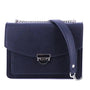 Flora & co Sac bandoulière chaînette style accordéon bleu marine