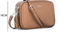 Flora & co - Sac caméra bandoulière femme léger marron métal