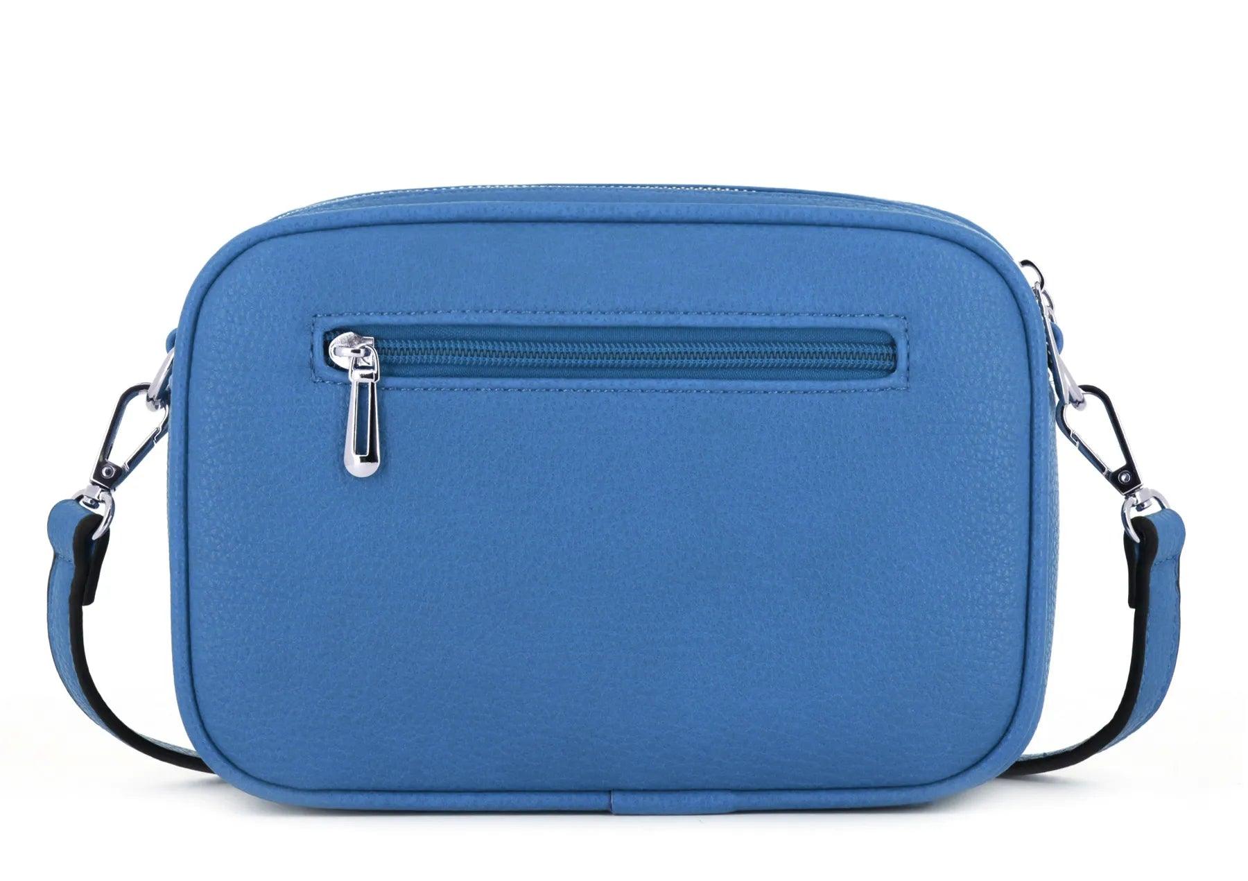 Flora & co - Sac caméra bandoulière femme léger bleu jean