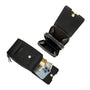 Vue 5 du Pochette bandoulière femme smartphone noir en cuir synthétique par Gallantry.