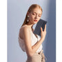 Flora & co Portefeuille chéquier femme souple bleu