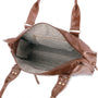Sac cabas bowling femme similicuir camel - vue 6 | Flora & co
