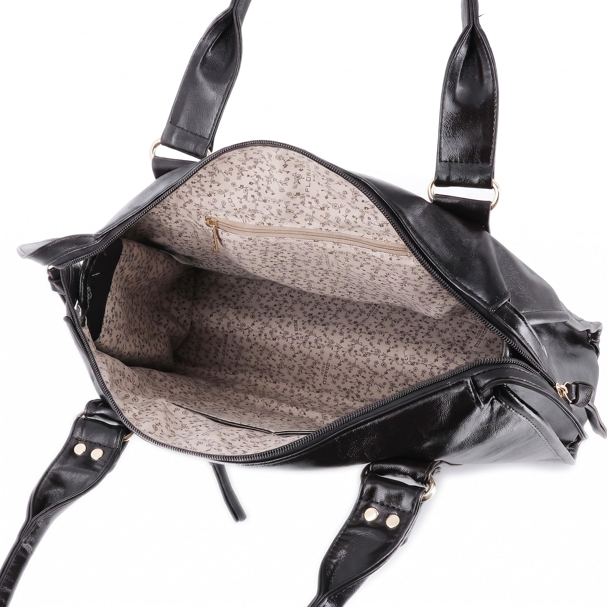 Grand Sac Bowling Femme Cours Smilicuir Noir