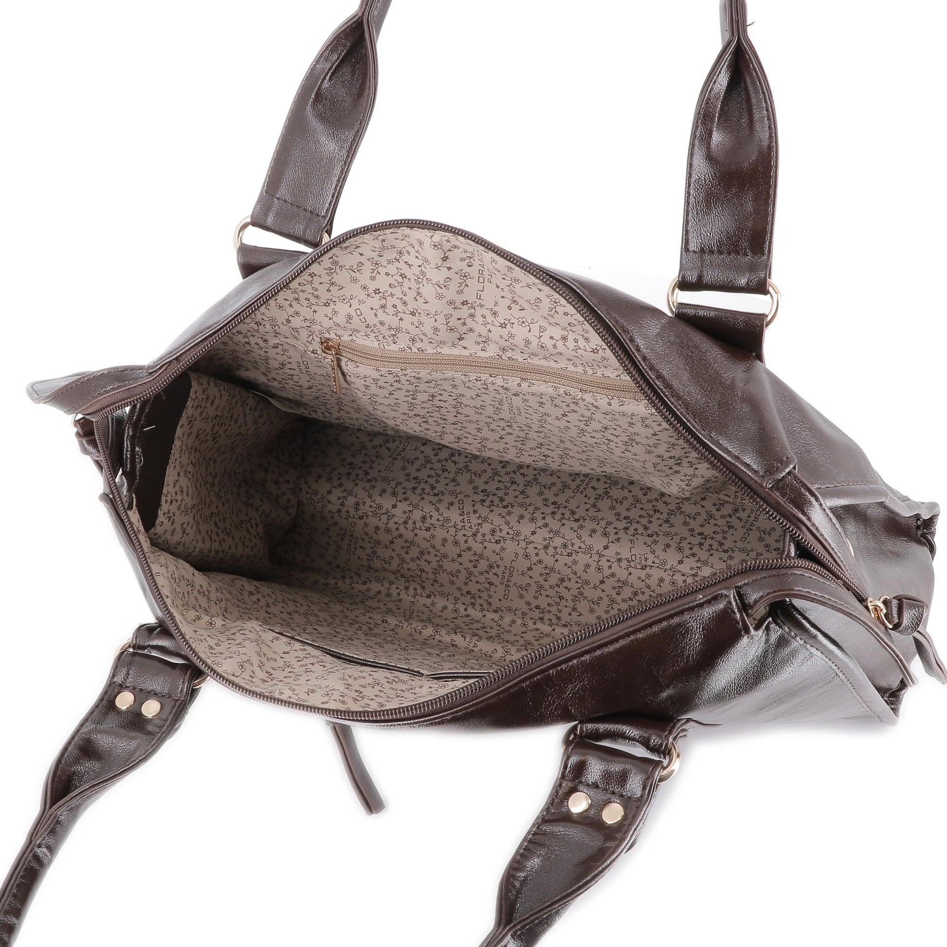Grand Sac Bowling Femme Cours Smilicuir Chocolat