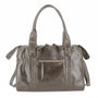 Sac cabas bowling femme simili cuir taupe - vue principale | Flora & co