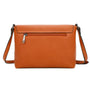 Gallantry Sacoche bandoulière femme multipoche marron