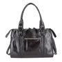 Sac cabas bowling femme similicuir noir - vue principale | Flora & co