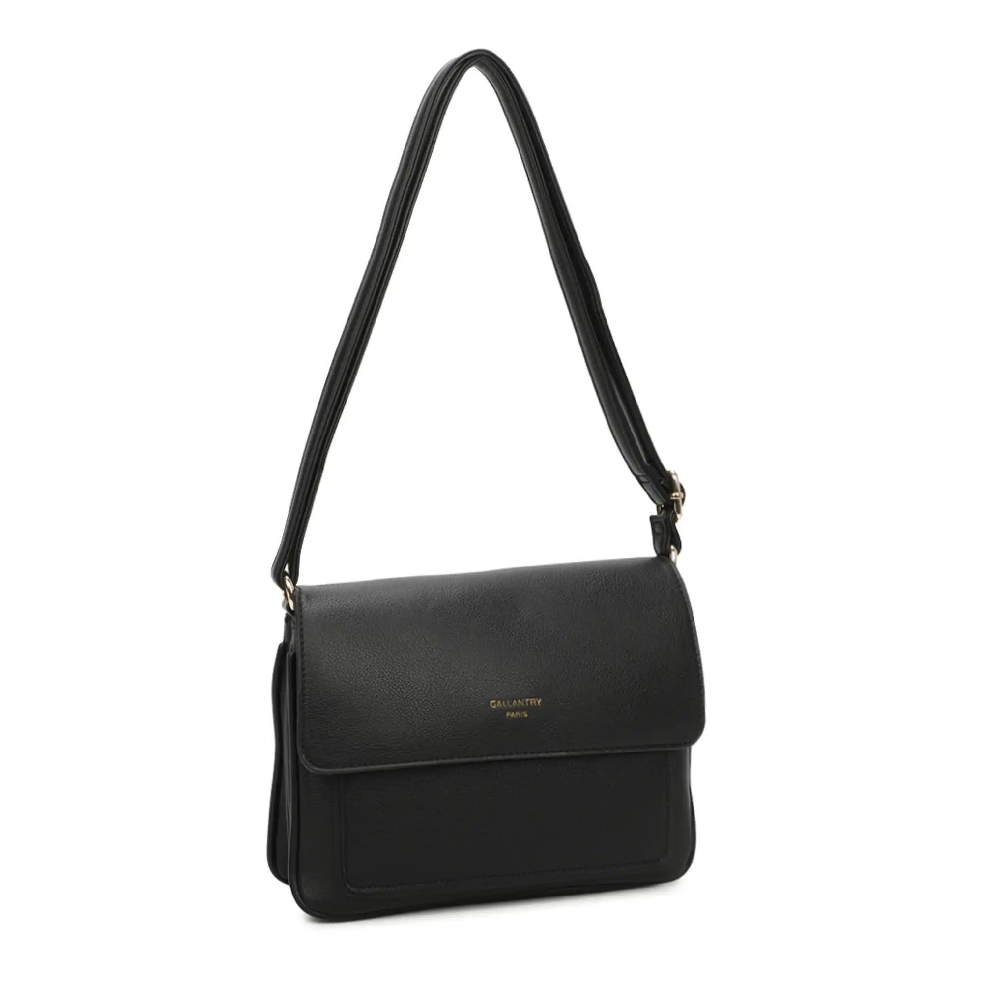 Sac d'orgue bandoulière femme noir