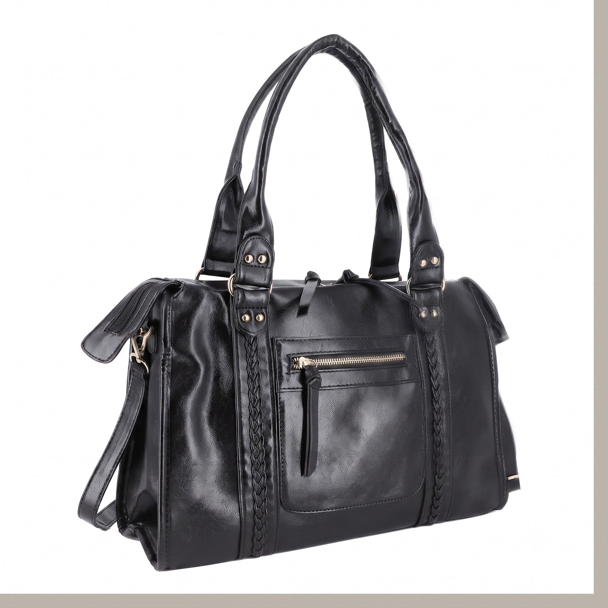 Grand Sac Bowling Femme Cours Smilicuir Noir