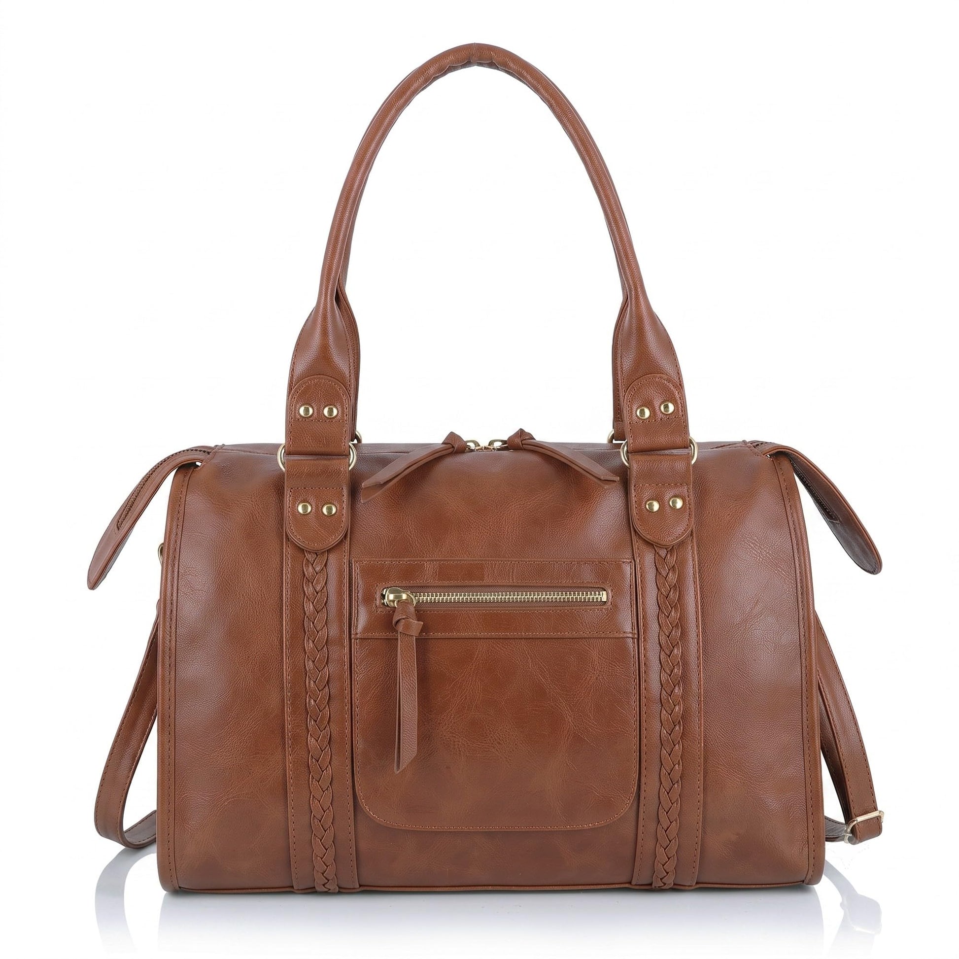 Grand Sac Bowling Femme Cours Smilicuir Camel