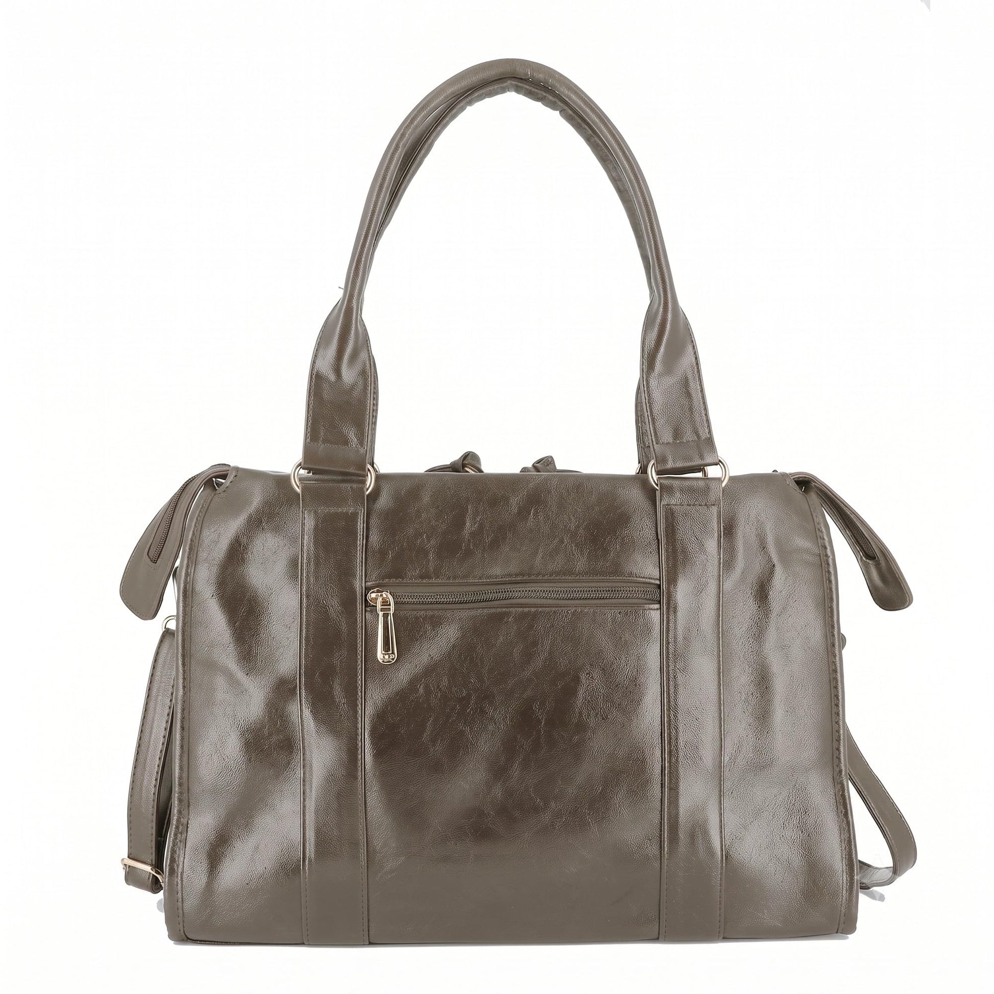 Grand Sac Bowling Femme Cours Smilicuir Taupe