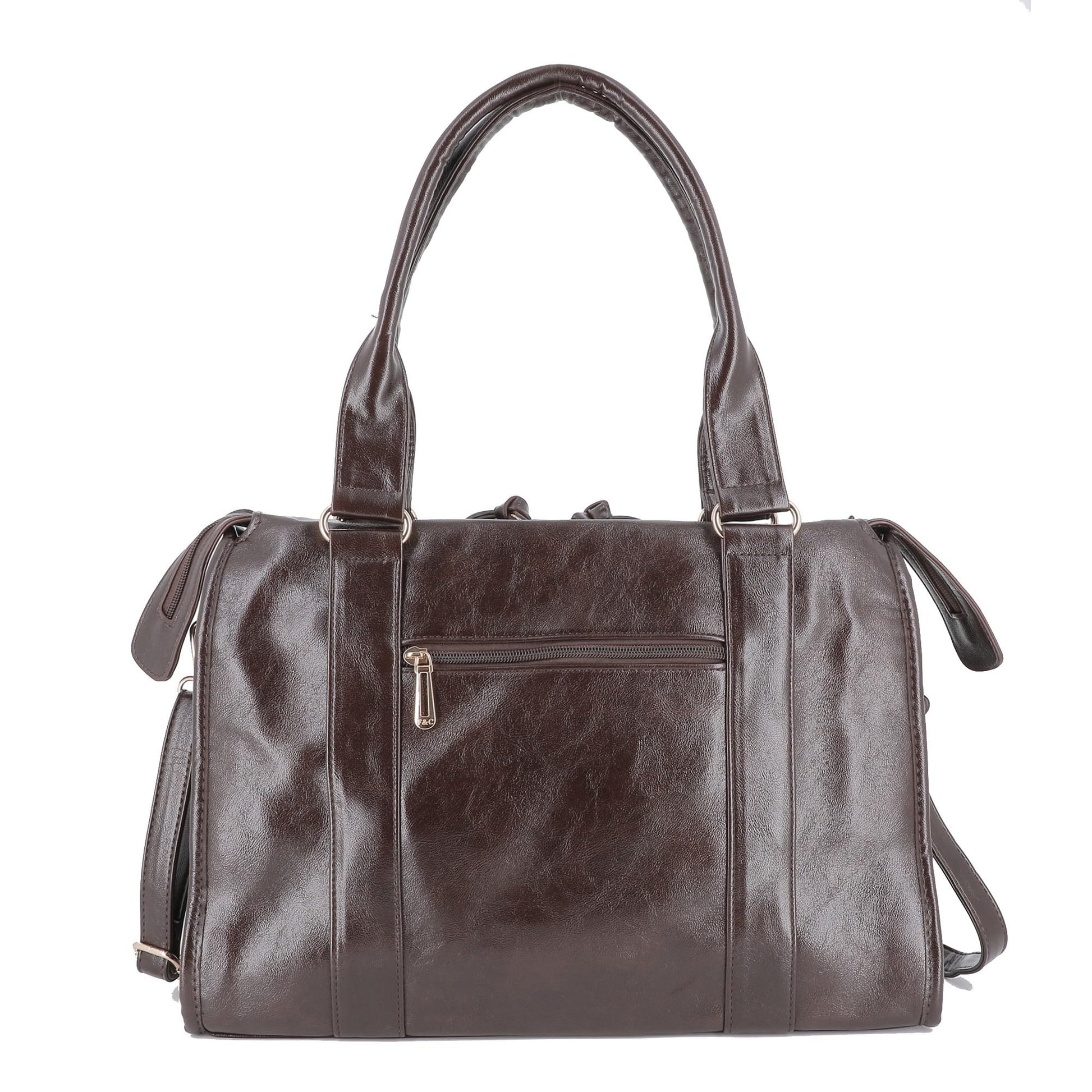 Grand Sac Bowling Femme Cours Smilicuir Chocolat
