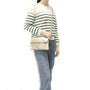 Flora & co Sac bandoulière pochette femme irisé or