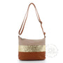 Gallantry sac bandoulière paillettes femme multicolore taupe