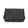 Vue 3 du Porte-monnaie cuir souple irisé 04 noir par Made in Italy.