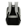 Sac cabas femme simili cuir en toile gris - vue 3 | Gallantry