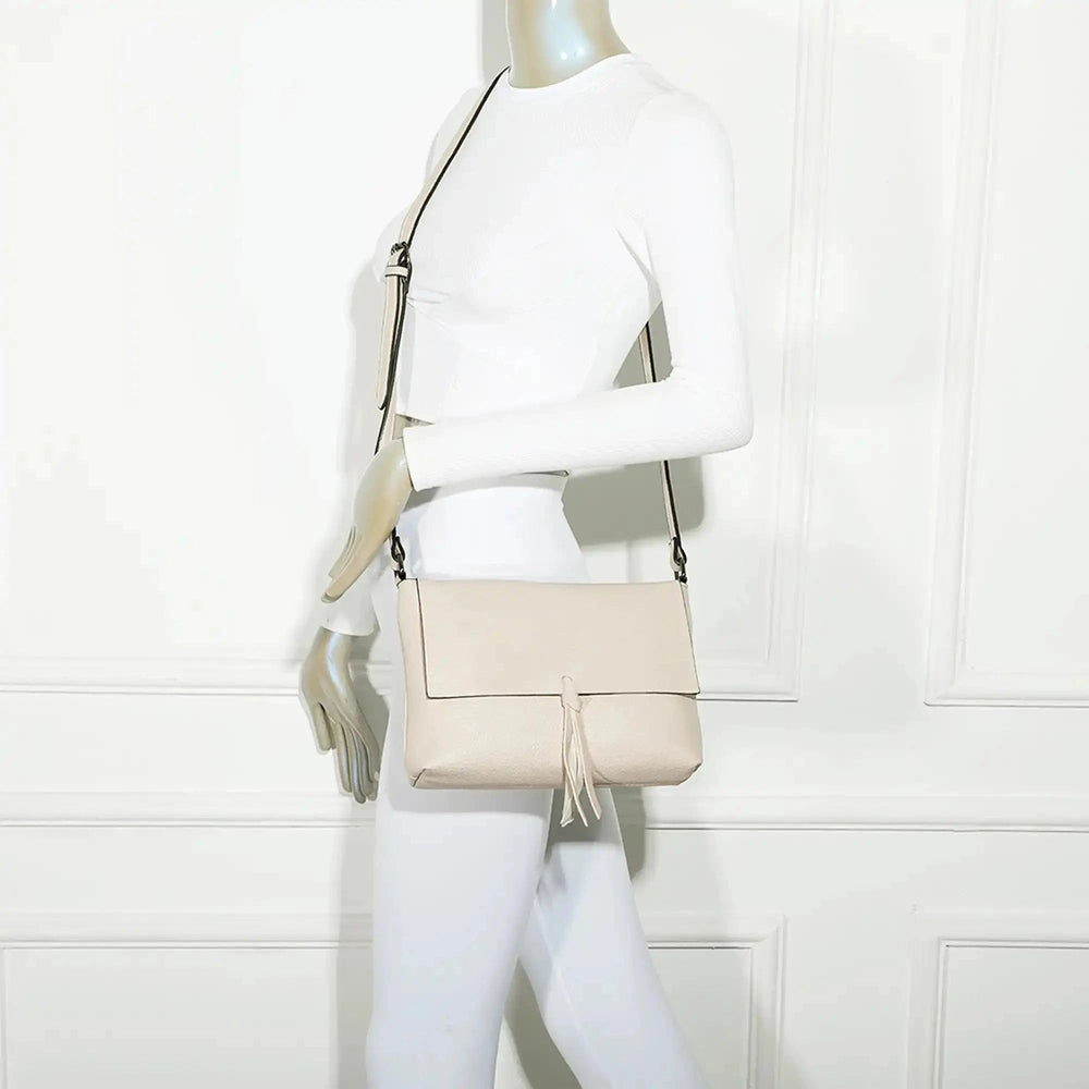 Gallantry Sacoche bandoulière femme multipoche beige
