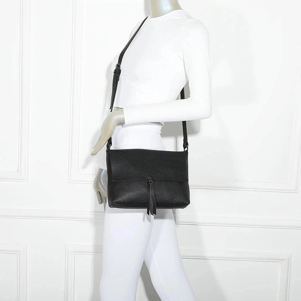 Gallantry Sacoche bandoulière femme multipoche noir