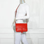 Gallantry Sacoche bandoulière femme multipoche rouge