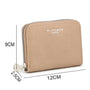 Flora & co Portefeuille monnaie femme souple taupe