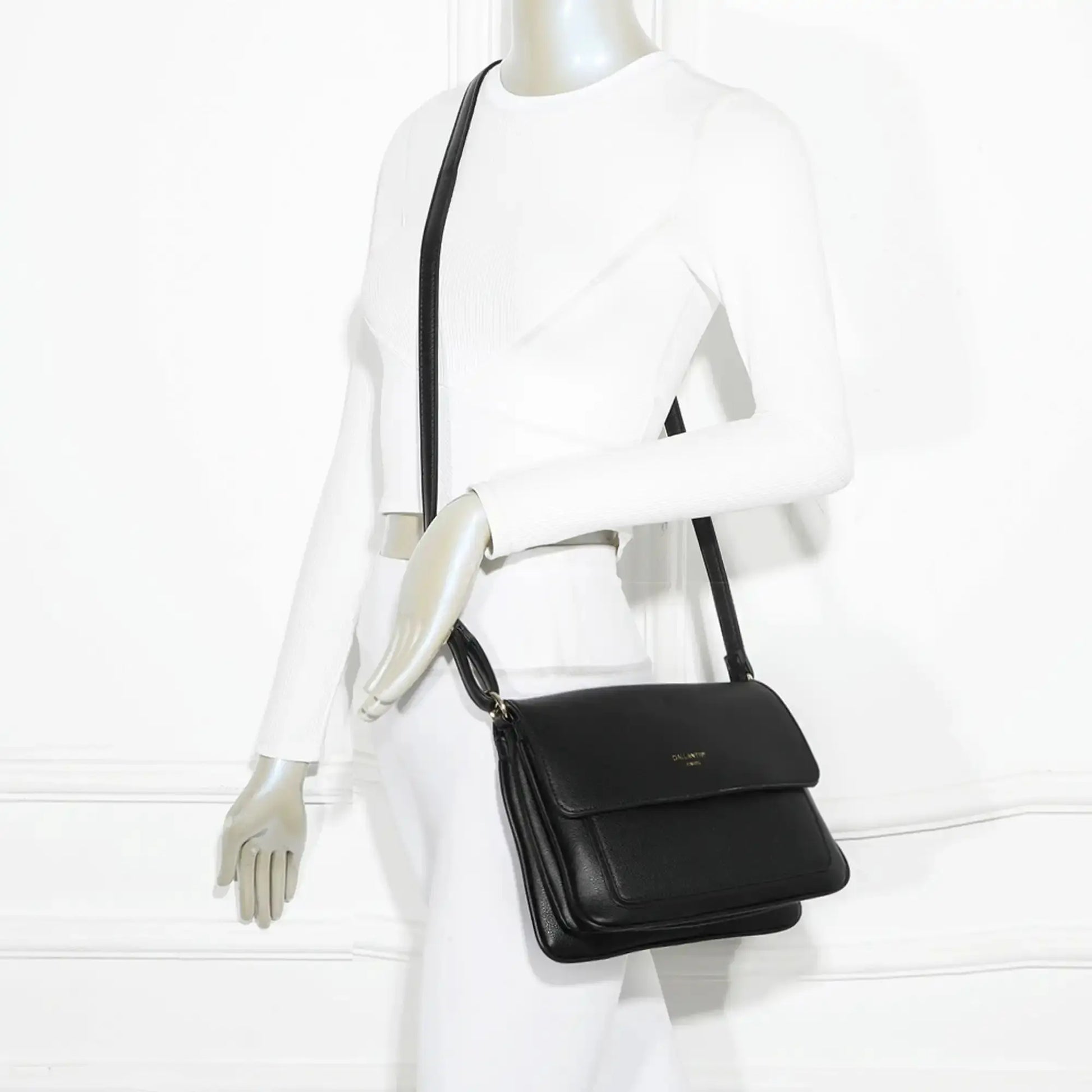 Gallantry Sac d'orgue bandoulière femme noir