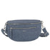 Flora & co Sac banane bandoulière en denim bleu
