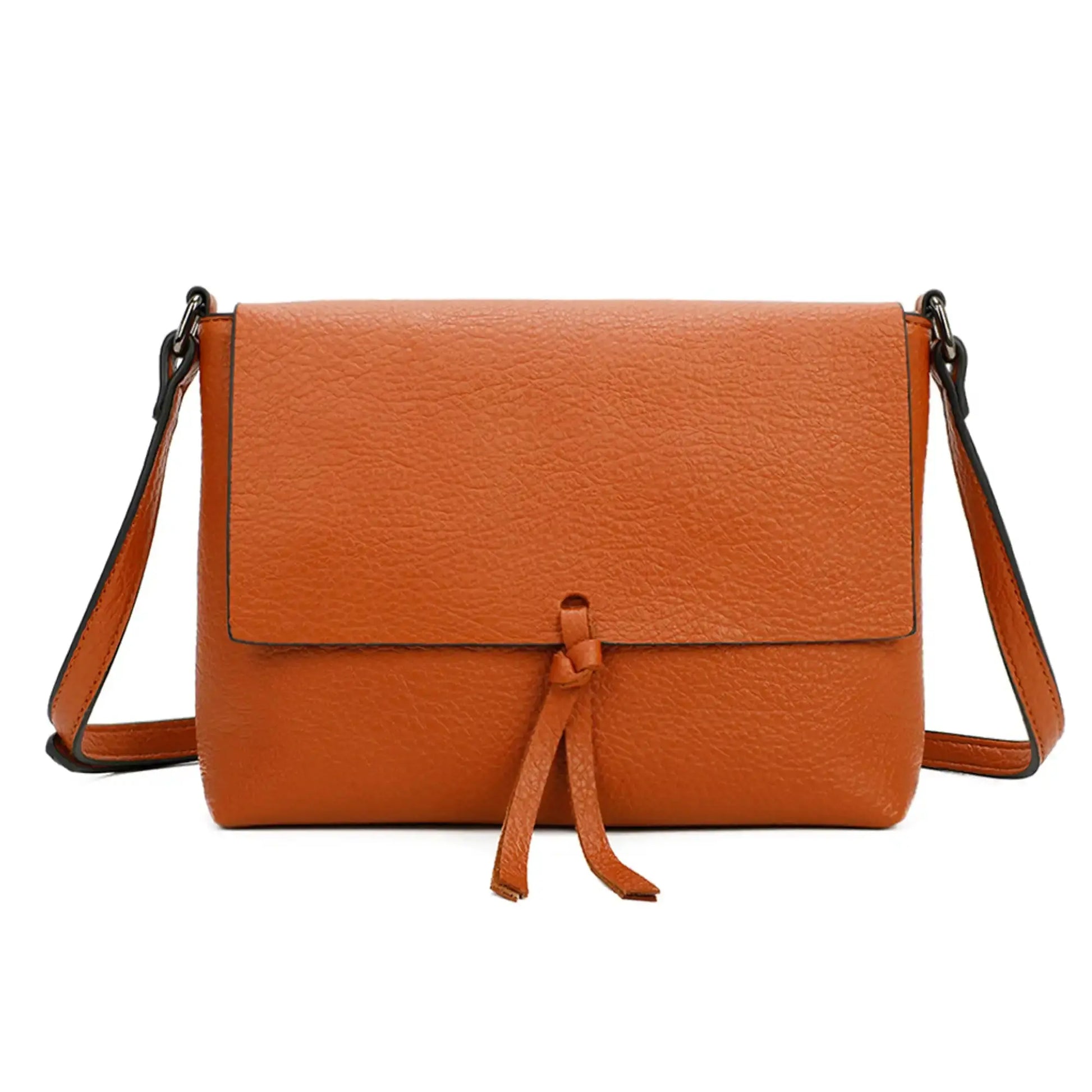 Gallantry Sacoche bandoulière femme multipoche marron