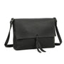Gallantry Sacoche bandoulière femme multipoche noir