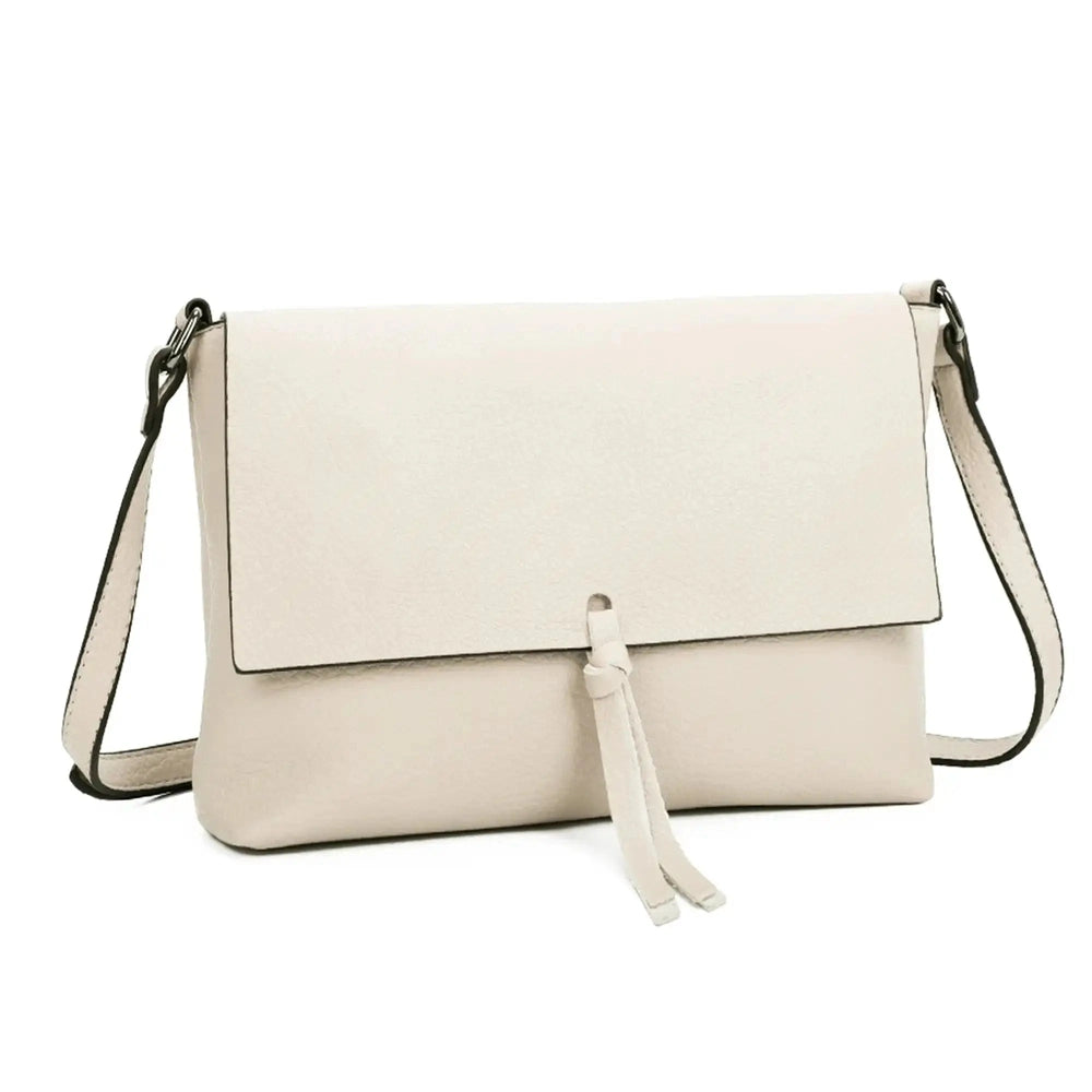 Gallantry Sacoche bandoulière femme multipoche beige