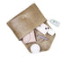 Made in Italy Sac bandoulière chaîne cuir femme croco taupe