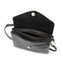Flora & co Sac bandoulière femme irisé rabat noir