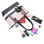 Gallantry - Sac cabas femme a4 multicolore rayure noir