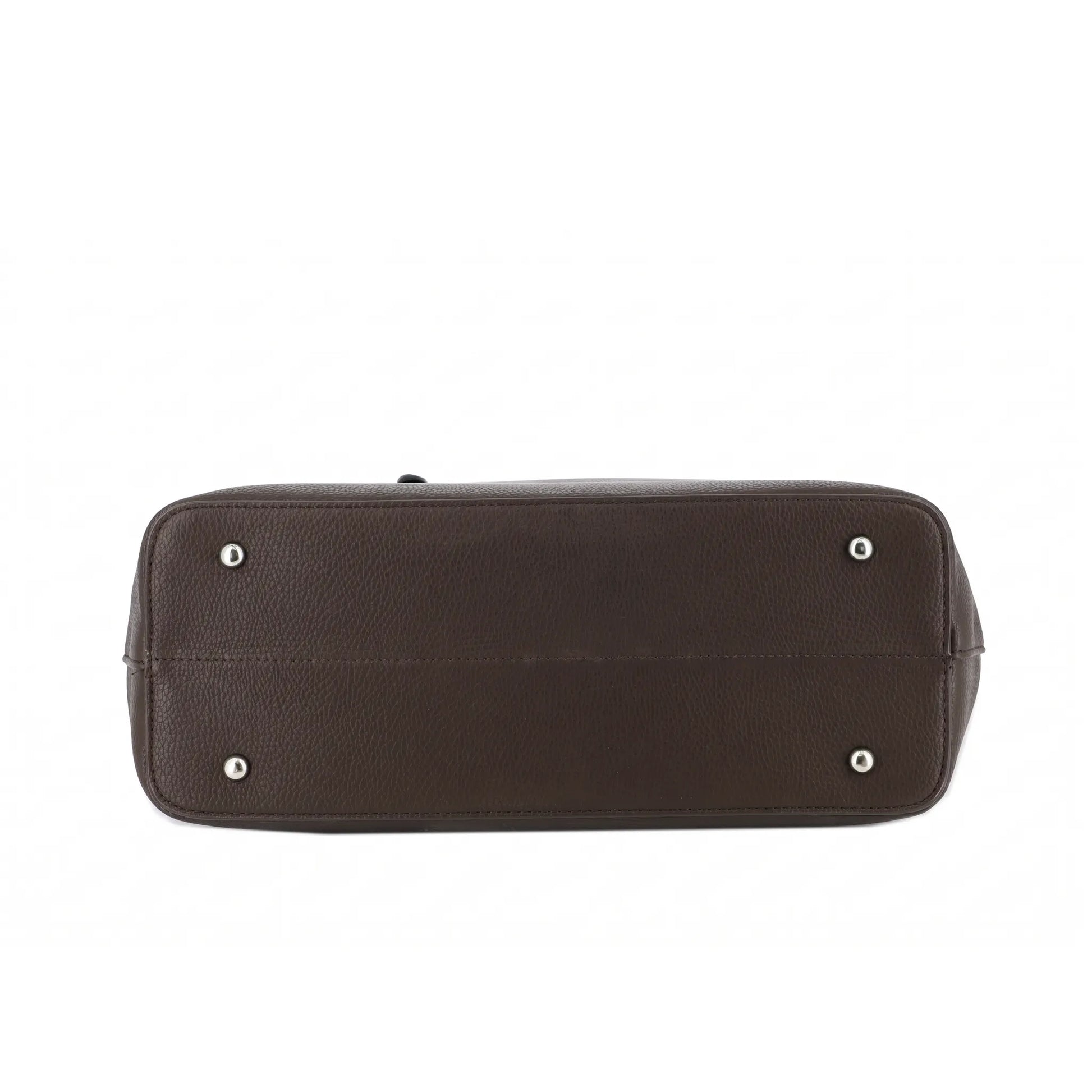 Sac à Main Femme Pompon Foulard Chocolat